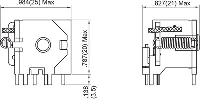 Open Type Outline Dimensions