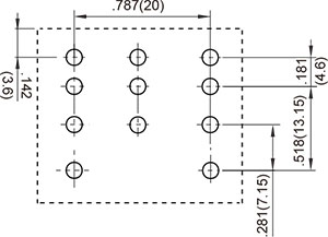 PCB Layout Flange Top 3C