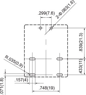 PCB Layout Without Auxiliary Contact