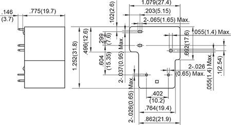Outline Dimensions with Pin 6