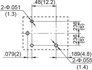 20A Standard Pins 1 Form B PCB Layout