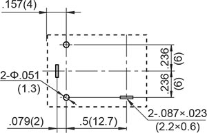 25A Standard Pins 1 Form B PCB Layout