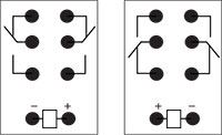1 coil K Type 2C Reverse Polarity Wiring Diagram