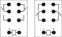 1 coil K Type 2C Straight Polarity Wiring Diagram