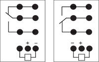 2 coils K Type 1C Straight Polarity Wiring Diagram