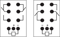 2 coils K Type 2C Straight Polarity Wiring Diagram