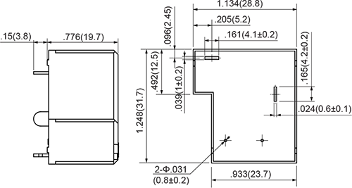 Outline Dimensions 1B